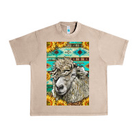French Oak Western Lincoln Sheep Urban Heavy Tee - LillyAllenDesigns