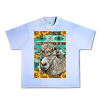 Grape Ice Western Lincoln Sheep Urban Heavy Tee - LillyAllenDesigns