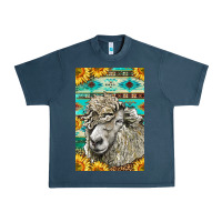 Midnight Navy Western Lincoln Sheep Urban Heavy Tee - LillyAllenDesigns