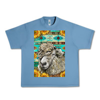 Pebble Blue Western Lincoln Sheep Urban Heavy Tee - LillyAllenDesigns