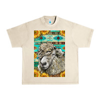 Sandshell Western Lincoln Sheep Urban Heavy Tee - LillyAllenDesigns