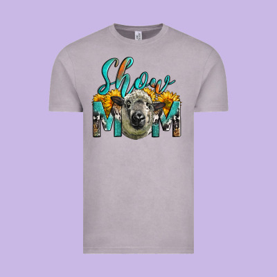 Western Show Mom Sheep Vintage Tee Designed By Lillyallendesigns