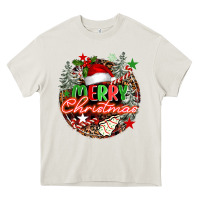 Cream Merry christmas Heavy Core Tee - FaDigitalArtStudio