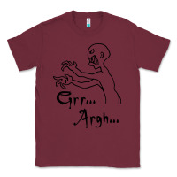 Burgundy grr argh Classic Tee - baoMotion