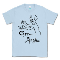 Dusty Blue grr argh Classic Tee - baoMotion