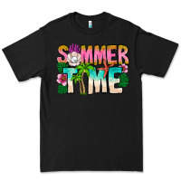 Black Summer Time Premium Tee - CowhideDigitalArt