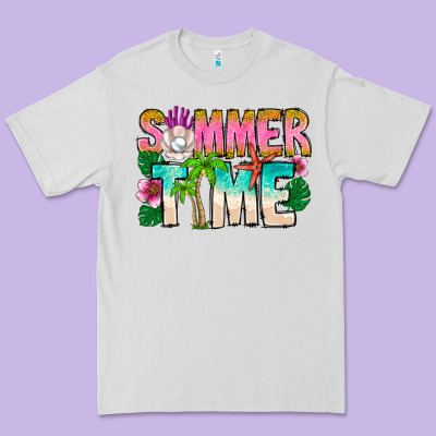 Summer Time Premium Tee Designed By Cowhidedigitalart