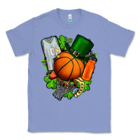 Colony Blue St. Patrick's Day Basketball Classic Tee - FaDigitalArtStudio