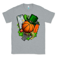 Heather Grey St. Patrick's Day Basketball Classic Tee - FaDigitalArtStudio