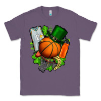 Lavender St. Patrick's Day Basketball Classic Tee - FaDigitalArtStudio