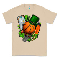 Mushroom St. Patrick's Day Basketball Classic Tee - FaDigitalArtStudio