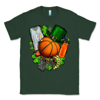 Sports Green St. Patrick's Day Basketball Classic Tee - FaDigitalArtStudio