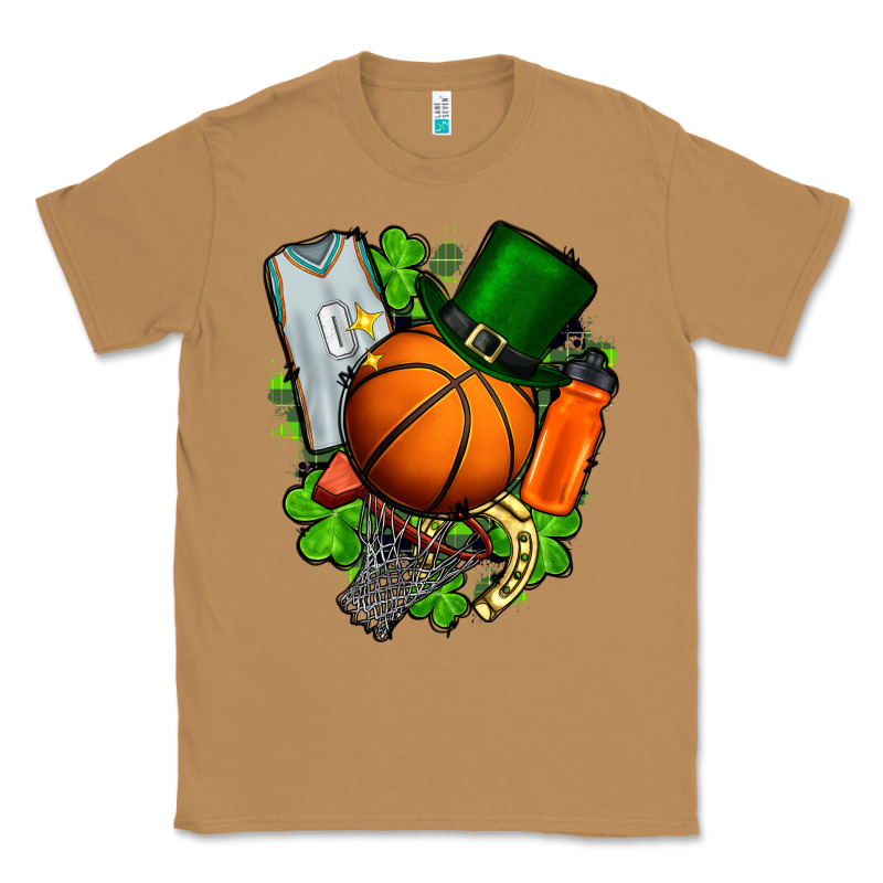 St. Patrick's Day Basketball Classic Tee by FaDigitalArtStudio | Teevron