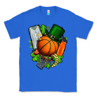True Royal St. Patrick's Day Basketball Classic Tee - FaDigitalArtStudio