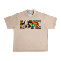 French Oak Western Love Holstein Cow Urban Heavy Tee - LillyAllenDesigns
