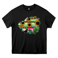 Black Colima State Of Mexico Map Heavy Core Tee - RanaPortraitStore