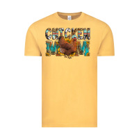 Vintage Mustard chicken mom Vintage Tee - LillyAllenDesigns