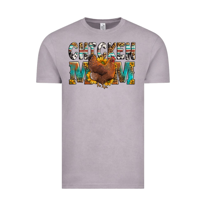 Chicken Mom Vintage Tee by LillyAllenDesigns | Teevron