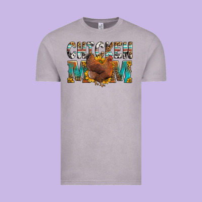 Chicken Mom Vintage Tee Designed By Lillyallendesigns