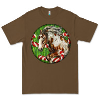 Cacao Horse Christmas Premium Tee - LillyAllenDesigns