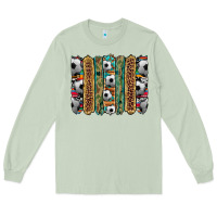 Soccer Camouflage Serape Cowhide Turquoise Leopard Glitter  Brushstrok Long Sleeve Tee | Teevron