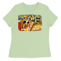 Matcha feed me street food and tell me im pretty Ladies Tee - RacoonDesign