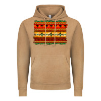 Vintage Camel bullskull thunderbird aztec pattern warm colors Vintage Hoodie - BarkalooDesign
