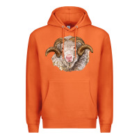 Carrot merino wool ram Premium Hoodie - BarkalooDesign