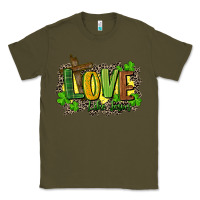 Army Green love like jesus st. patricks Classic Tee - FaDigitalArtStudio