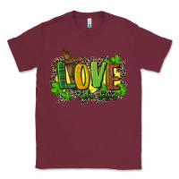 Burgundy love like jesus st. patricks Classic Tee - FaDigitalArtStudio