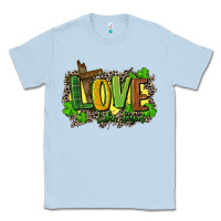 Dusty Blue love like jesus st. patricks Classic Tee - FaDigitalArtStudio