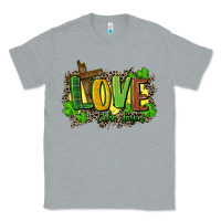 Heather Grey love like jesus st. patricks Classic Tee - FaDigitalArtStudio