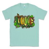 Seafoam love like jesus st. patricks Classic Tee - FaDigitalArtStudio