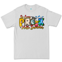 Dove Grey So Long Pre K Hello Summer Premium Tee - CowhideDigitalArt