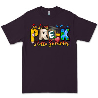 Plum So Long Pre K Hello Summer Premium Tee - CowhideDigitalArt