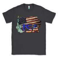 Smoke usa  statue of liberty Classic Tee - BarkalooDesign