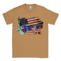 Toasted Coconut usa  statue of liberty Classic Tee - BarkalooDesign