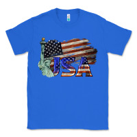True Royal usa  statue of liberty Classic Tee - BarkalooDesign