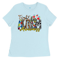 Baby Blue fight for autism awareness Ladies Tee - RacoonDesign