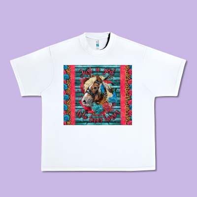 Just A Girl Who Loves Horses Urban Heavy Tee Designed By Lillyallendesigns