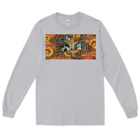 Moon Dust texas map bull skull sunflower leopard licence plate Long Sleeve Tee - Artiststas