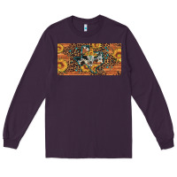 Plum texas map bull skull sunflower leopard licence plate Long Sleeve Tee - Artiststas