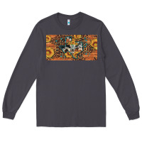 Smoke texas map bull skull sunflower leopard licence plate Long Sleeve Tee - Artiststas