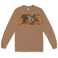 Texas Map Bull Skull Sunflower Leopard Licence Plate Long Sleeve Tee | Teevron
