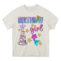 Cream birthday girl Heavy Core Tee - BundleAndBundleShop
