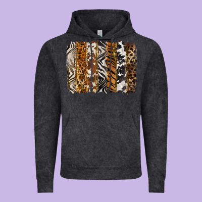 Western Animal Patterns Brushstoke Vintage Hoodie Designed By Barkaloodesign