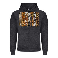 Western Animal Patterns Brushstoke Vintage Hoodie | Teevron