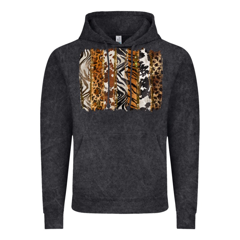 Western Animal Patterns Brushstoke Vintage Hoodie by BarkalooDesign | Teevron