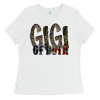 White gigi of both Ladies Tee - RacoonDesign