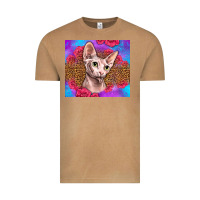 Vintage Camel purple glitter roses sphynx cat Vintage Tee - LillyAllenDesigns